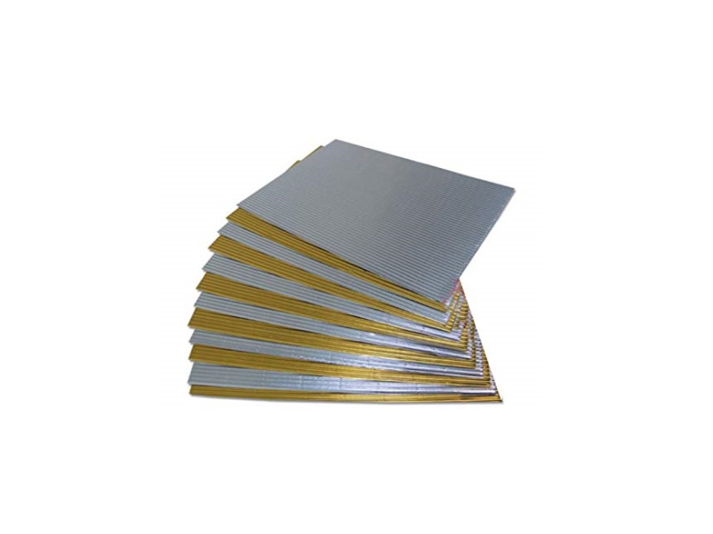 Cartoncino ondulato foglio monocolore oro - AB Company