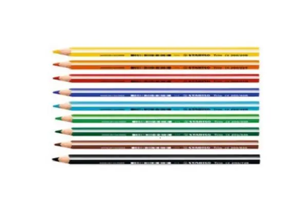 Stabilo Trio Maxi Matite Colorate Triangolari – Confezione 12 Blu Cielo + 12 Giallo/Verde