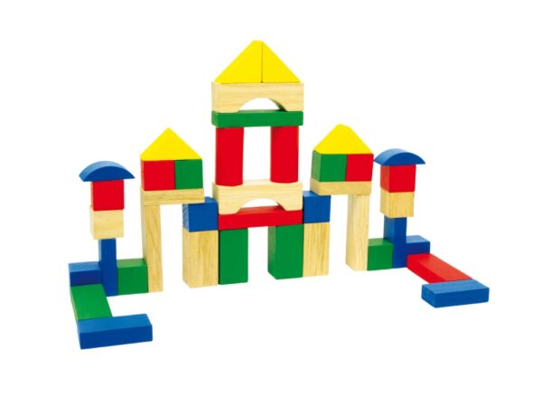 Simba Carrello Mattoncini Colorati 150 Pezzi: Compatibili Duplo, Contenitore Con Manico, Made In Italy, 18 Mesi+