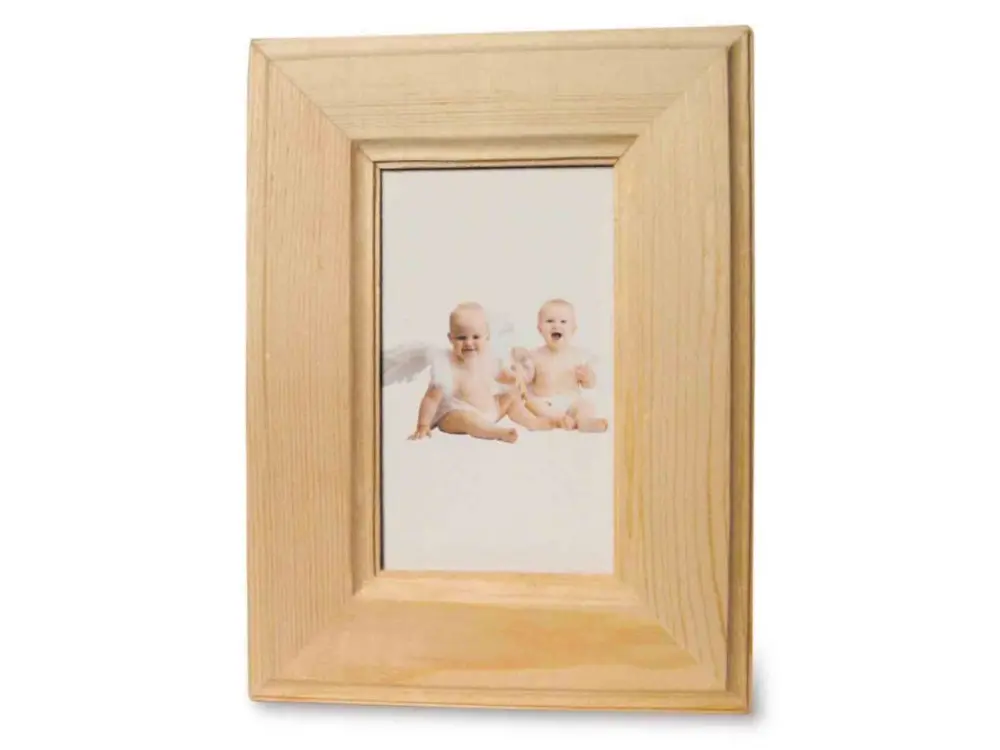 Cornice Portafoto DKD Home Decor Legno Fiore Naturale (55 x 4 x 41 cm) (2 Unità