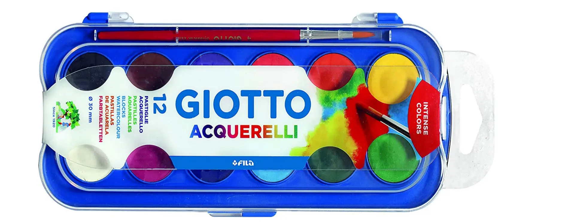 Set di colori acrilici con 12 pennelli artistici, 36 colori (56,7 g/bottiglia), per pittura su tela, legno, ceramica e tessuto, set di pittura per